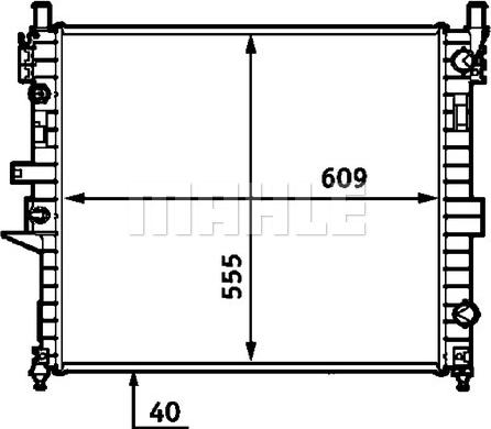 Wilmink Group WG2183744 - Radiator, engine cooling autospares.lv