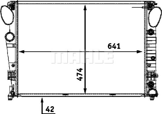 Wilmink Group WG2183757 - Radiator, engine cooling autospares.lv