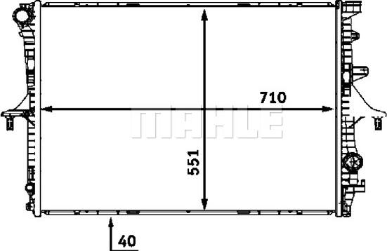 Wilmink Group WG2183765 - Radiator, engine cooling autospares.lv