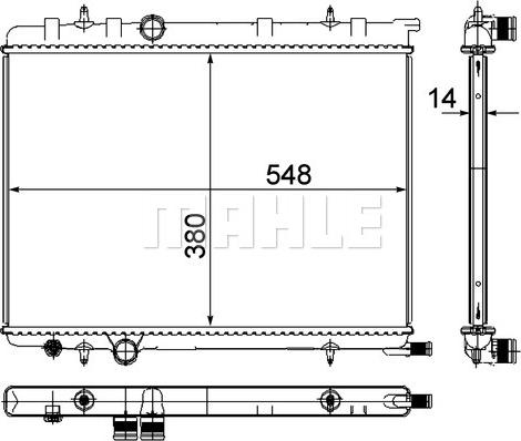 Wilmink Group WG2183704 - Radiator, engine cooling autospares.lv