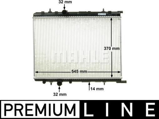 Wilmink Group WG2183704 - Radiator, engine cooling autospares.lv