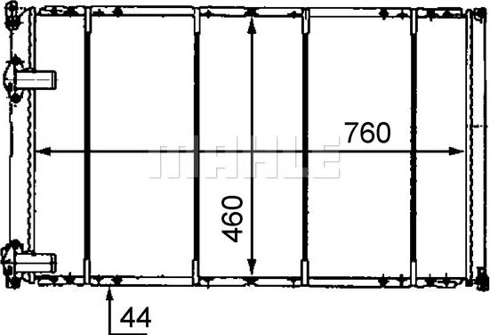 Wilmink Group WG2183714 - Radiator, engine cooling autospares.lv