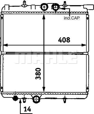 Wilmink Group WG2183715 - Radiator, engine cooling autospares.lv