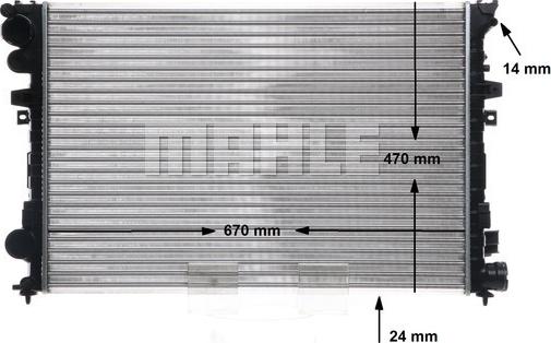 Wilmink Group WG2183787 - Radiator, engine cooling autospares.lv