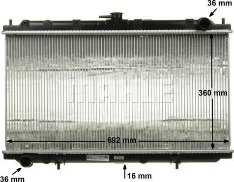 Wilmink Group WG2183735 - Radiator, engine cooling autospares.lv