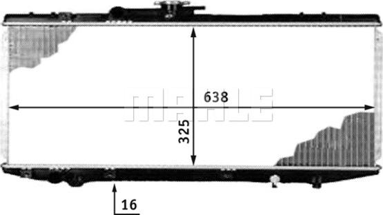 Wilmink Group WG2183726 - Radiator, engine cooling autospares.lv