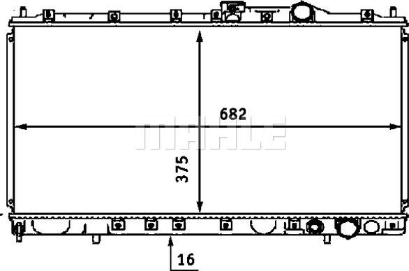 Wilmink Group WG2183727 - Radiator, engine cooling autospares.lv