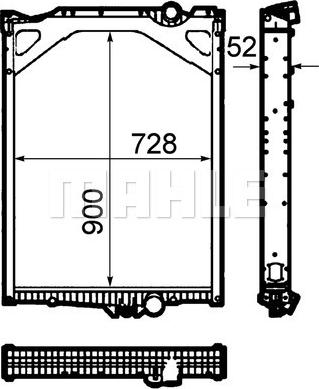 Wilmink Group WG2182954 - Radiator, engine cooling autospares.lv