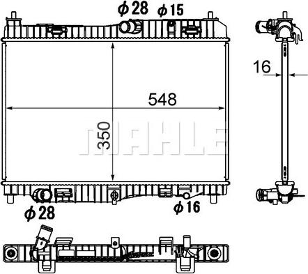 Wilmink Group WG2182928 - Radiator, engine cooling autospares.lv