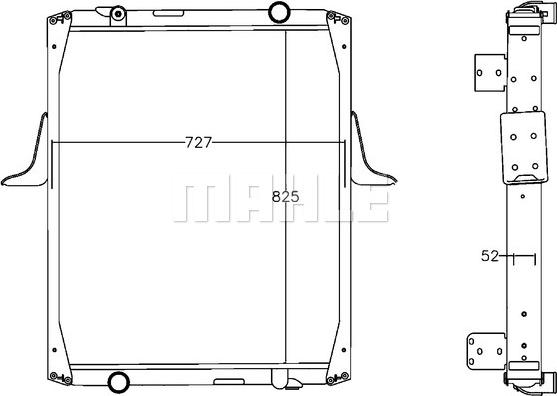 Wilmink Group WG2182462 - Radiator, engine cooling autospares.lv