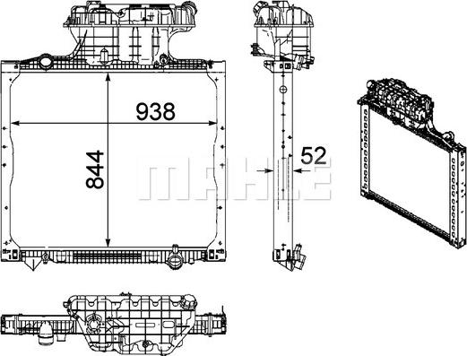 Wilmink Group WG2182407 - Radiator, engine cooling autospares.lv