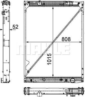 Wilmink Group WG2182416 - Radiator, engine cooling autospares.lv