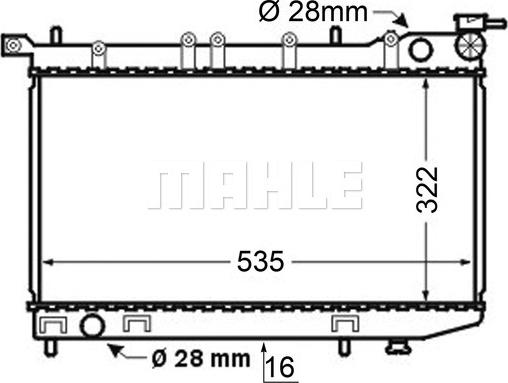 Wilmink Group WG2182482 - Radiator, engine cooling autospares.lv