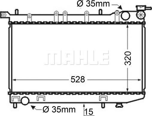 Wilmink Group WG2182487 - Radiator, engine cooling autospares.lv