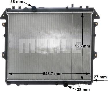 Wilmink Group WG2182472 - Radiator, engine cooling autospares.lv