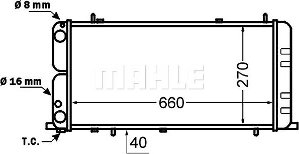 Wilmink Group WG2182592 - Radiator, engine cooling autospares.lv