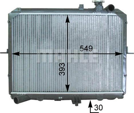 Wilmink Group WG2182541 - Radiator, engine cooling autospares.lv