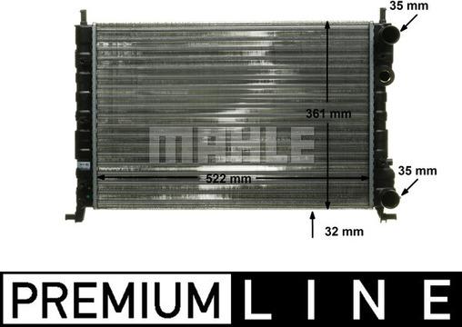 Wilmink Group WG2182507 - Radiator, engine cooling autospares.lv