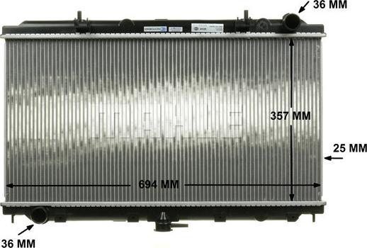 Wilmink Group WG2182581 - Radiator, engine cooling autospares.lv