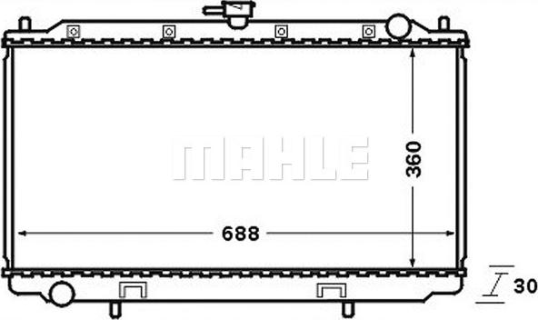 Wilmink Group WG2182581 - Radiator, engine cooling autospares.lv