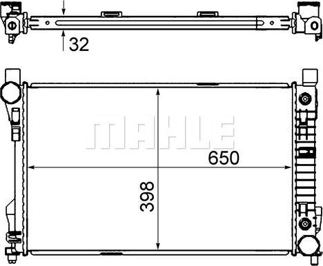 Wilmink Group WG2182661 - Radiator, engine cooling autospares.lv