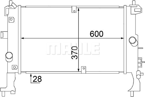 Wilmink Group WG2182687 - Radiator, engine cooling autospares.lv