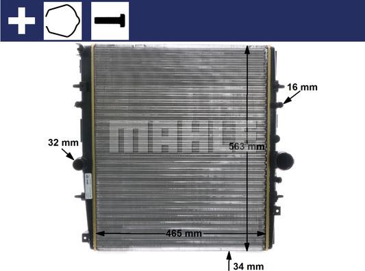 Wilmink Group WG2182630 - Radiator, engine cooling autospares.lv