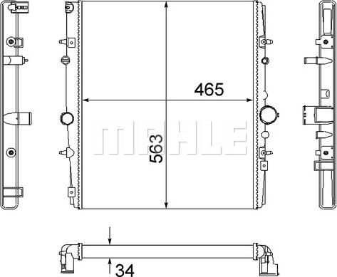 Wilmink Group WG2182630 - Radiator, engine cooling autospares.lv