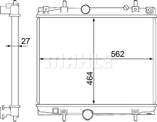 Wilmink Group WG2182631 - Radiator, engine cooling autospares.lv