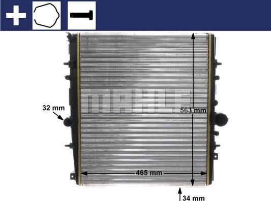 Wilmink Group WG2182631 - Radiator, engine cooling autospares.lv