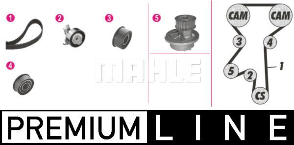 Wilmink Group WG2182195 - Water Pump & Timing Belt Set autospares.lv