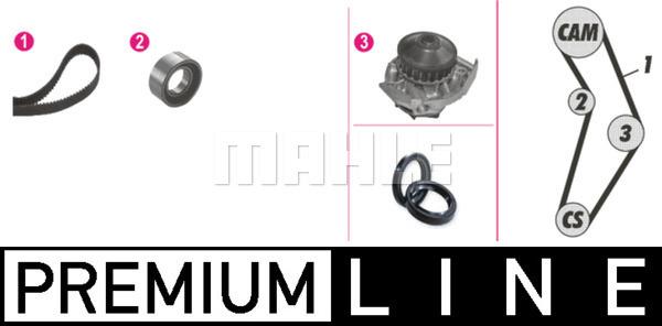 Wilmink Group WG2182150 - Water Pump & Timing Belt Set autospares.lv