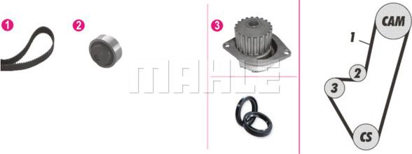 Wilmink Group WG2182184 - Water Pump & Timing Belt Set autospares.lv