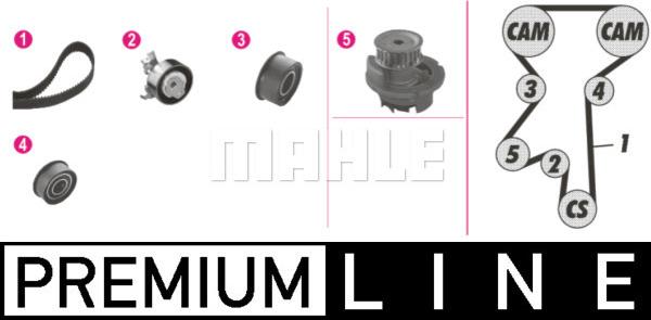 Wilmink Group WG2182188 - Water Pump & Timing Belt Set autospares.lv