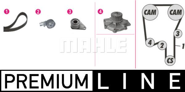 Wilmink Group WG2182120 - Water Pump & Timing Belt Set autospares.lv