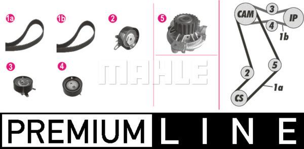 Wilmink Group WG2182176 - Water Pump & Timing Belt Set autospares.lv