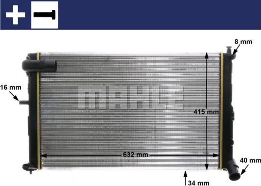 Wilmink Group WG2182842 - Radiator, engine cooling autospares.lv