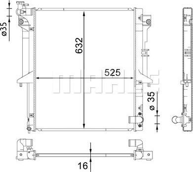 Wilmink Group WG2182811 - Radiator, engine cooling autospares.lv