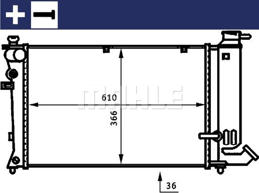 Wilmink Group WG2182836 - Radiator, engine cooling autospares.lv