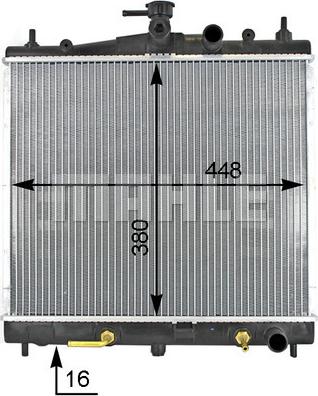 Wilmink Group WG2182872 - Radiator, engine cooling autospares.lv