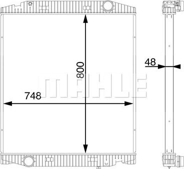 Wilmink Group WG2182358 - Radiator, engine cooling autospares.lv