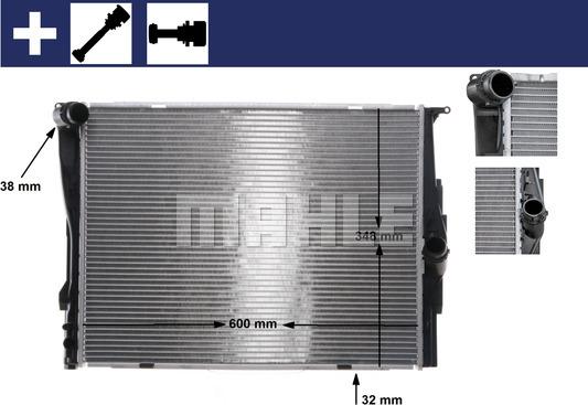 Wilmink Group WG2182304 - Radiator, engine cooling autospares.lv