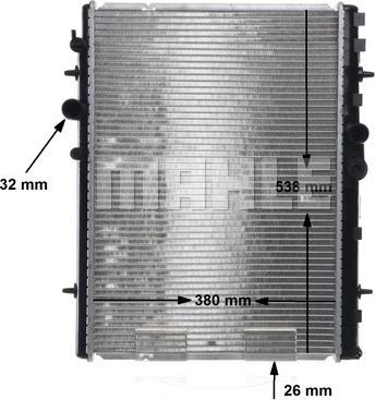 Wilmink Group WG2182380 - Radiator, engine cooling autospares.lv