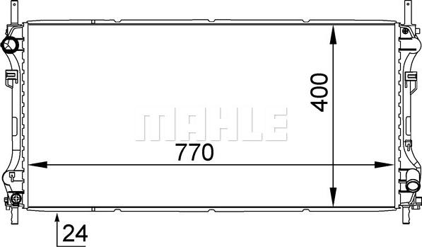 Wilmink Group WG2182378 - Radiator, engine cooling autospares.lv