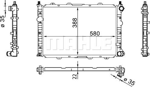 Wilmink Group WG2182754 - Radiator, engine cooling autospares.lv