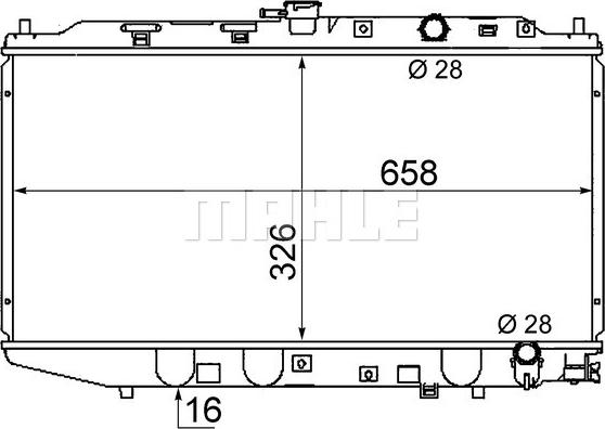 Wilmink Group WG2182766 - Radiator, engine cooling autospares.lv