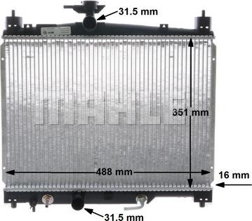 Wilmink Group WG2182709 - Radiator, engine cooling autospares.lv