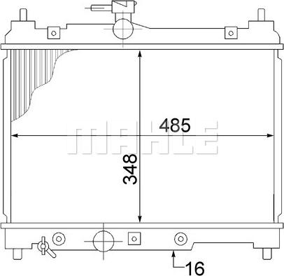 Wilmink Group WG2182709 - Radiator, engine cooling autospares.lv