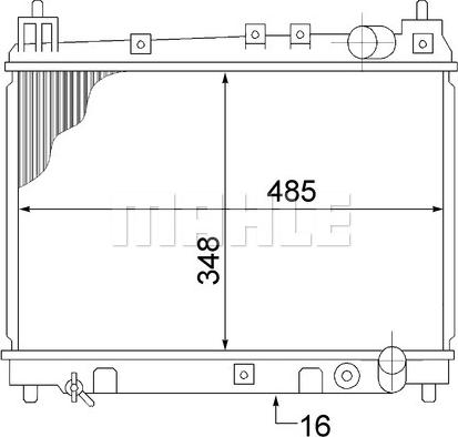 Wilmink Group WG2182711 - Radiator, engine cooling autospares.lv