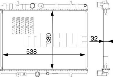 Wilmink Group WG2182788 - Radiator, engine cooling autospares.lv